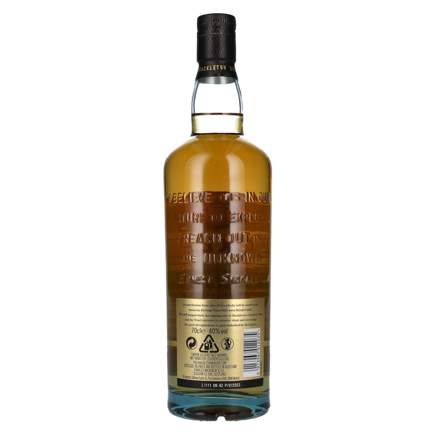 Mackinlay's Shackleton Blended Malt Scotch Whisky 40% Vol. 0,7l
