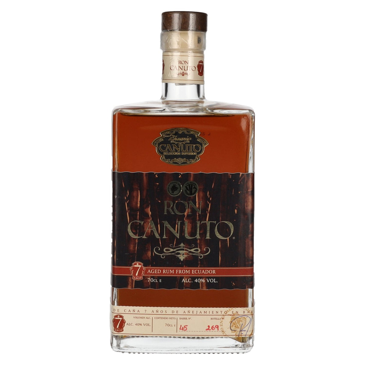 Roner Canuto Selección Superior Premium 7 Años 40% Vol. 0,7l