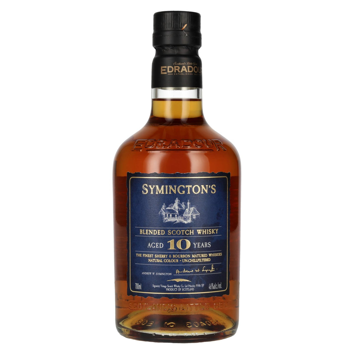 Signatory Vintage SYMINGTON'S 10 Years Old Blended Scotch Whisky 46% vol. 0.7 l