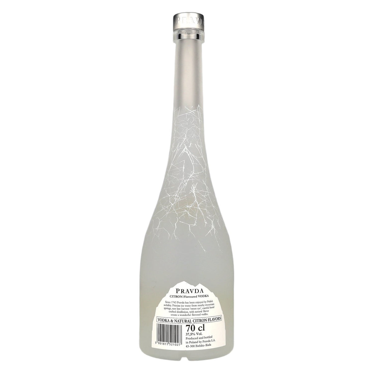 Pravda CITRON Flavored Vodka 37,5% Vol. 0,7l