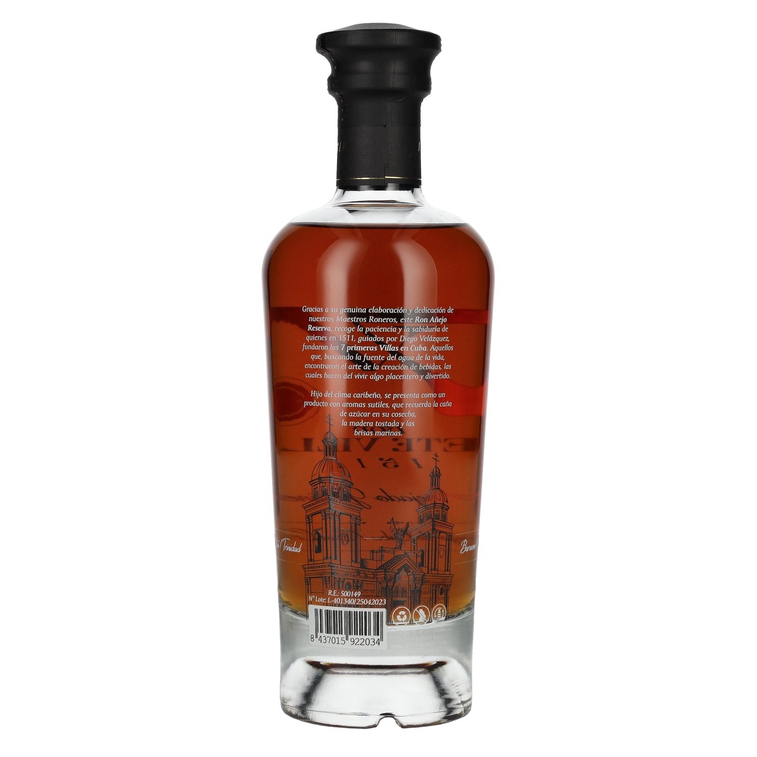 Ron 7 Siete Villas 1511 Añejado Genuino Rum 40% Vol. 0,7l