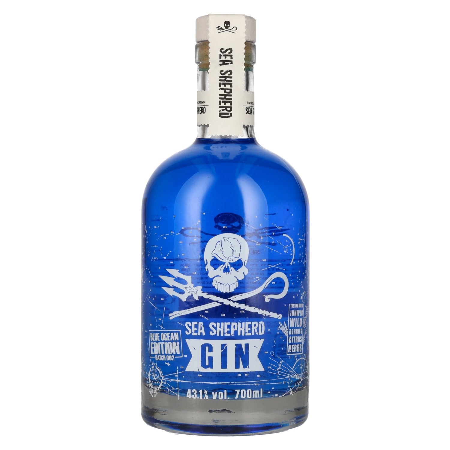 Sea Shepherd Gin BLUE OCEAN EDITION BATCH 002 43,1% Vol. 0,7l