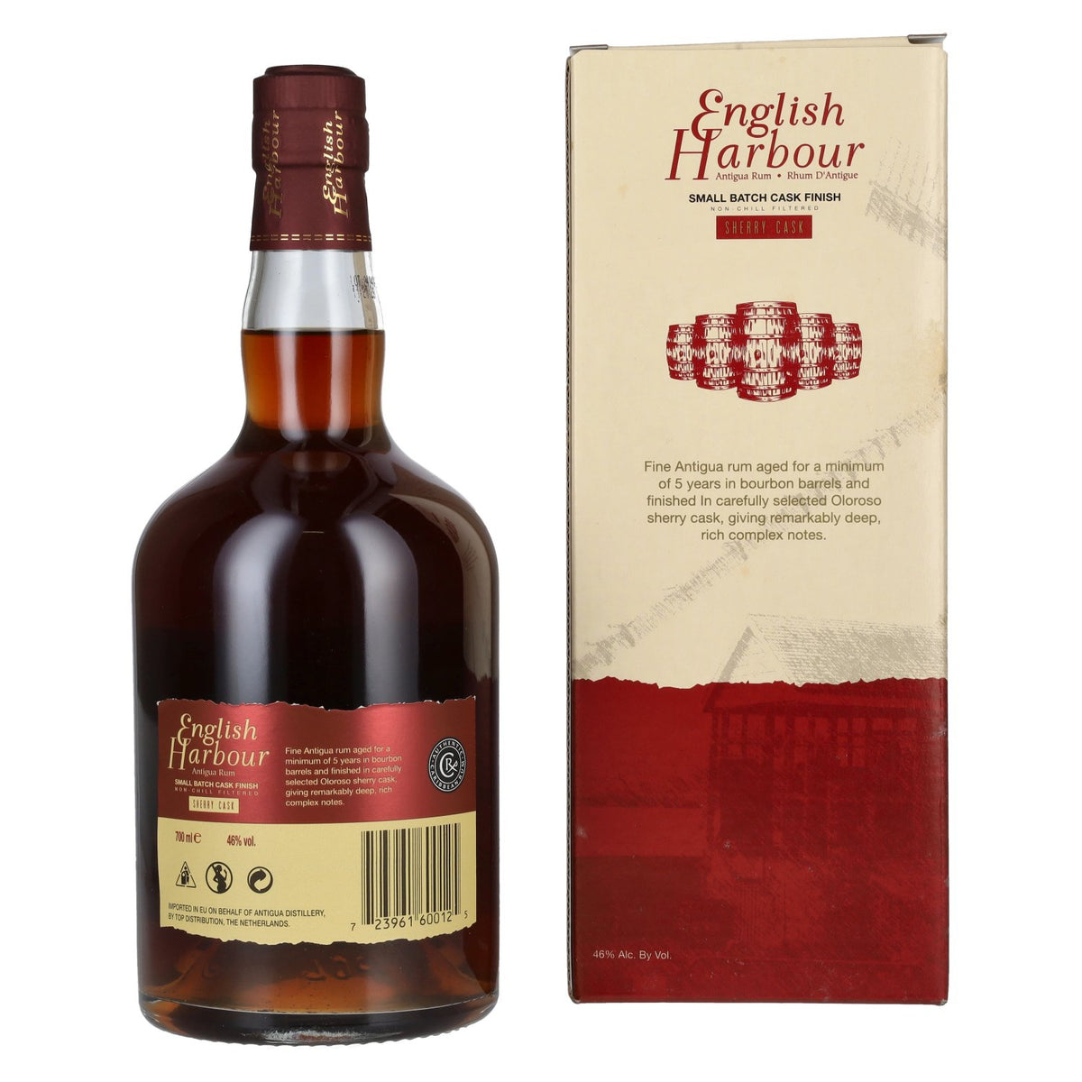 English Harbour SHERRY CASK FINISH Antigua Rum Small Batch 46% Vol. 0,7l in Geschenkbox