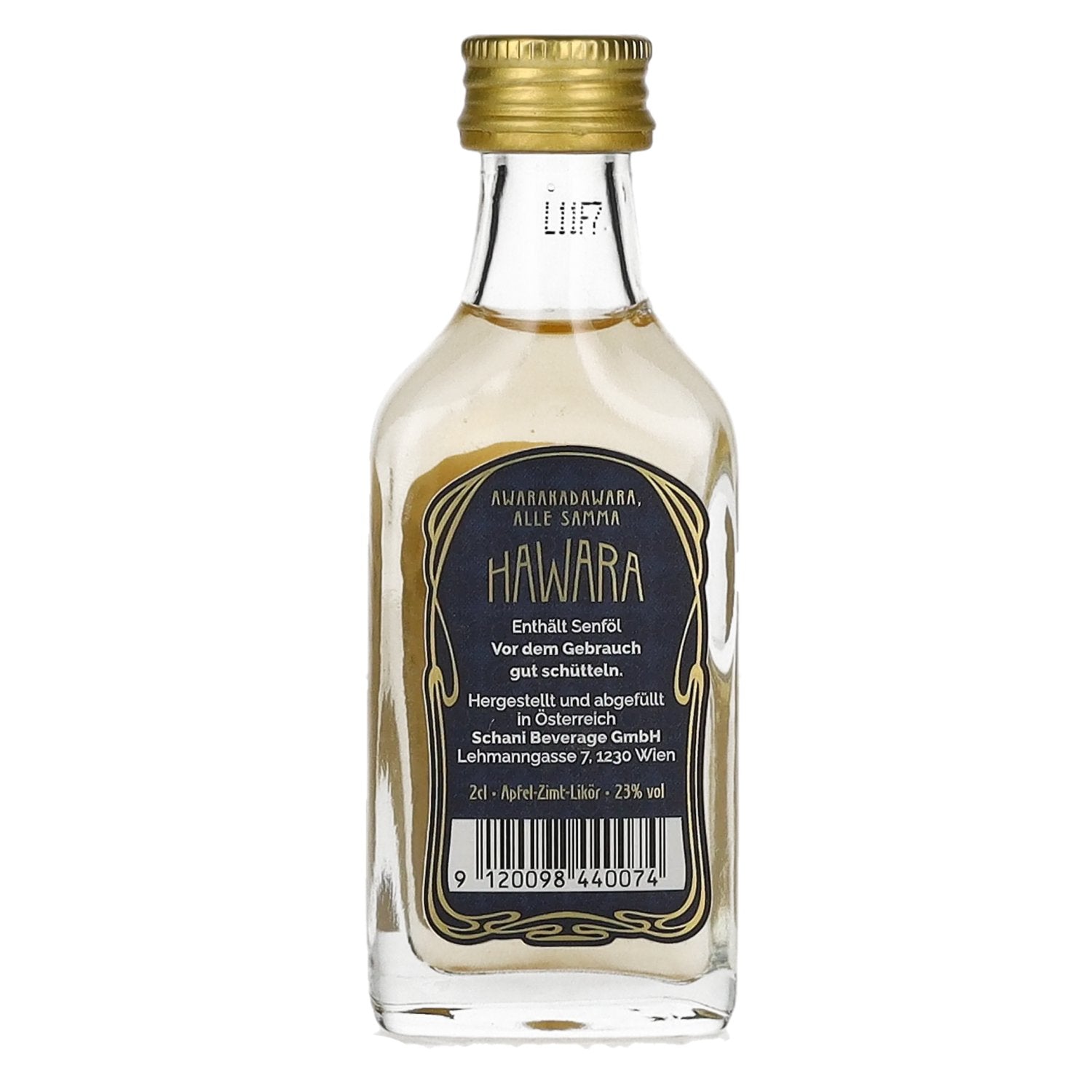 HAWARA Apfel-Zimt-Likör 23% Vol. 0,02l