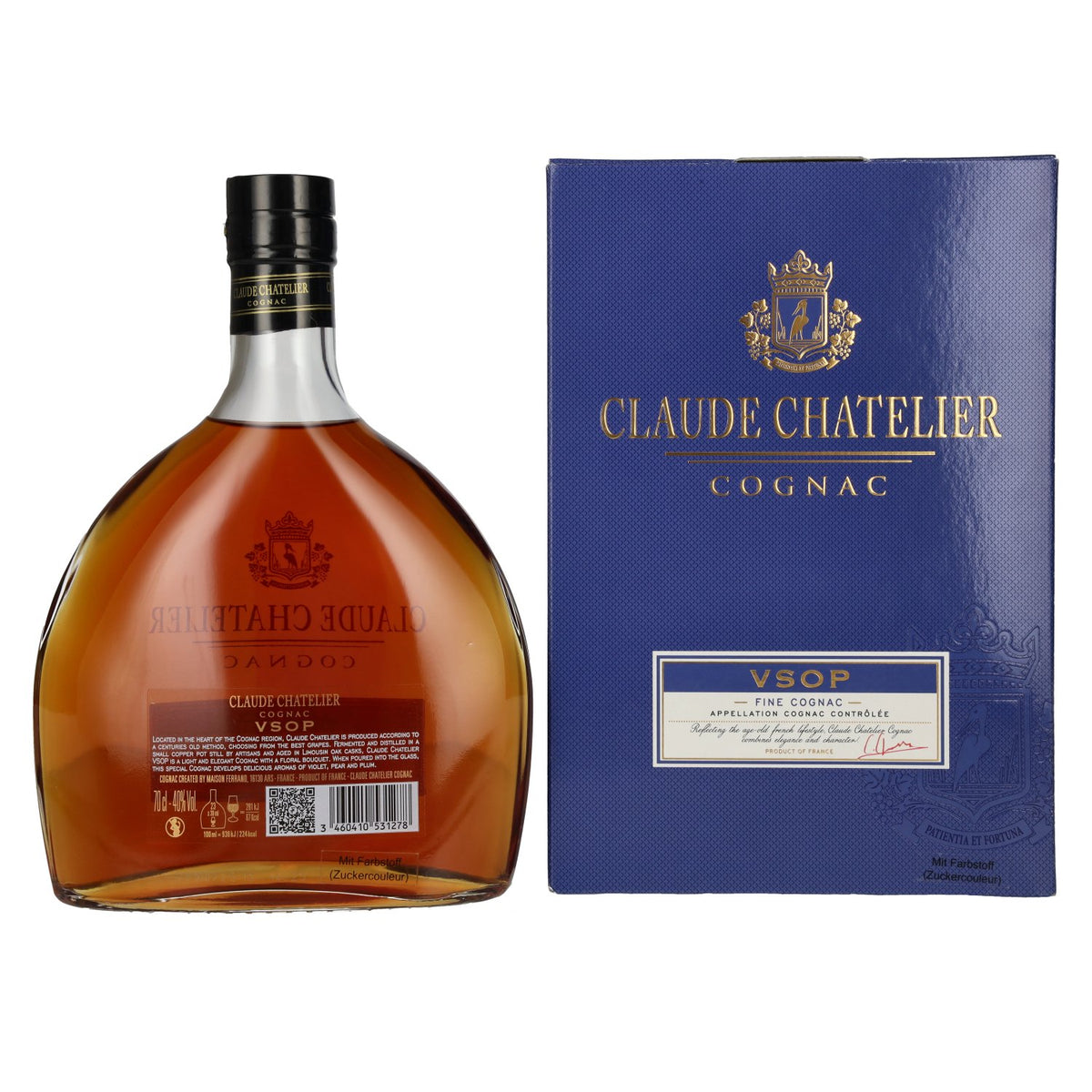Claude Chatelier VSOP Fine Cognac 40% Vol. 0,7l in gift box