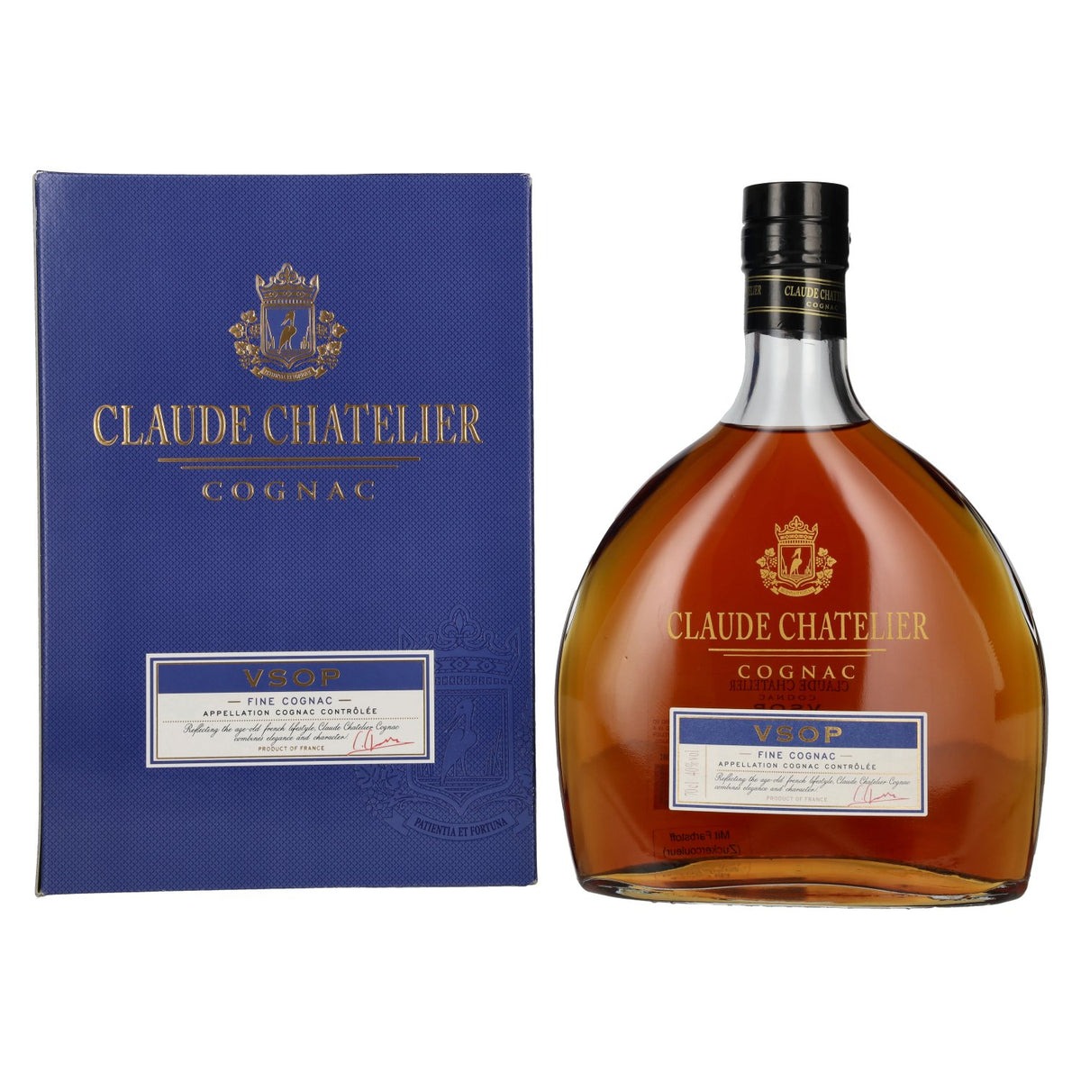 Claude Chatelier VSOP Fine Cognac 40% Vol. 0,7l in gift box