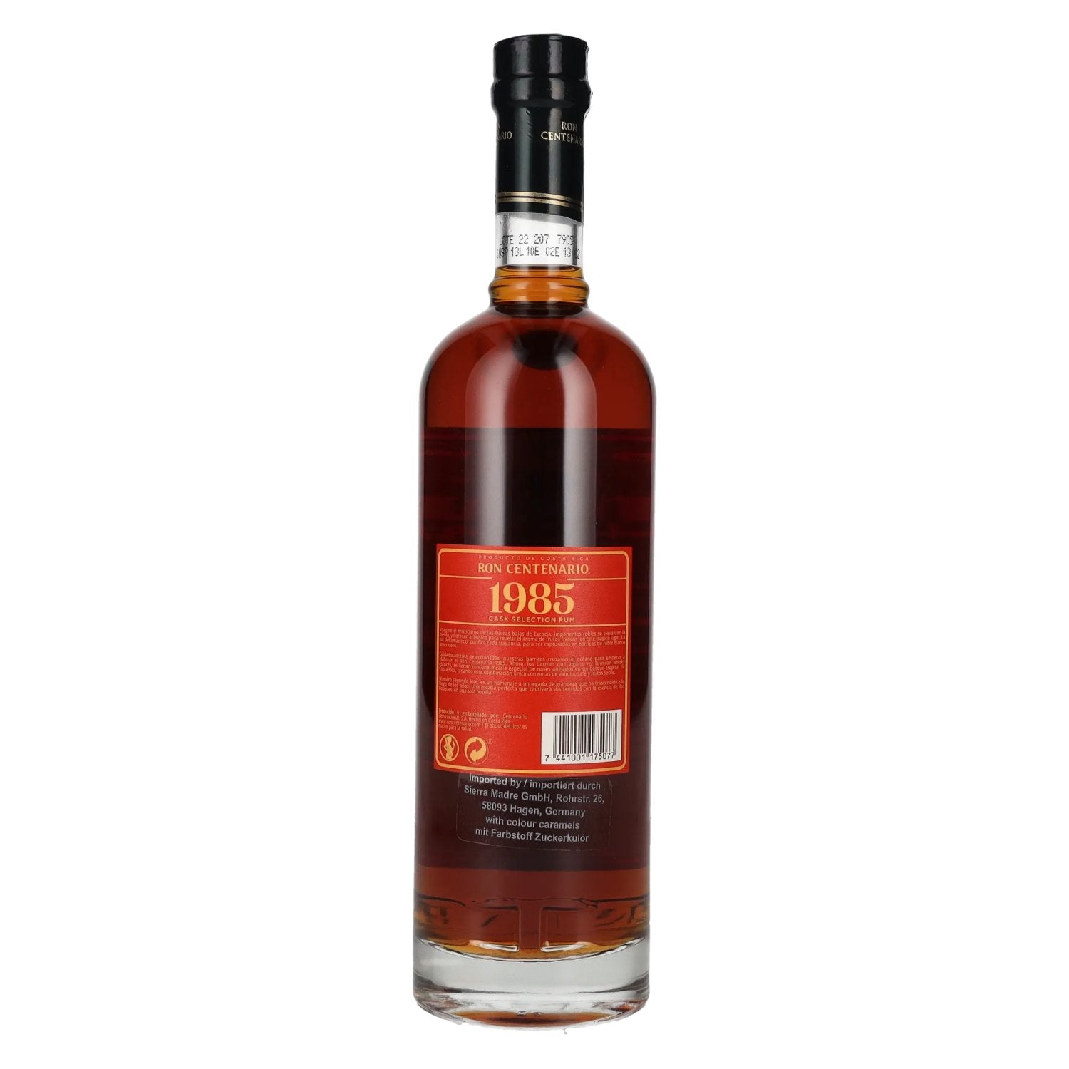 Ron Centenario 1985 Cask Selection Rum Second Batch 43% Vol. 0,7l