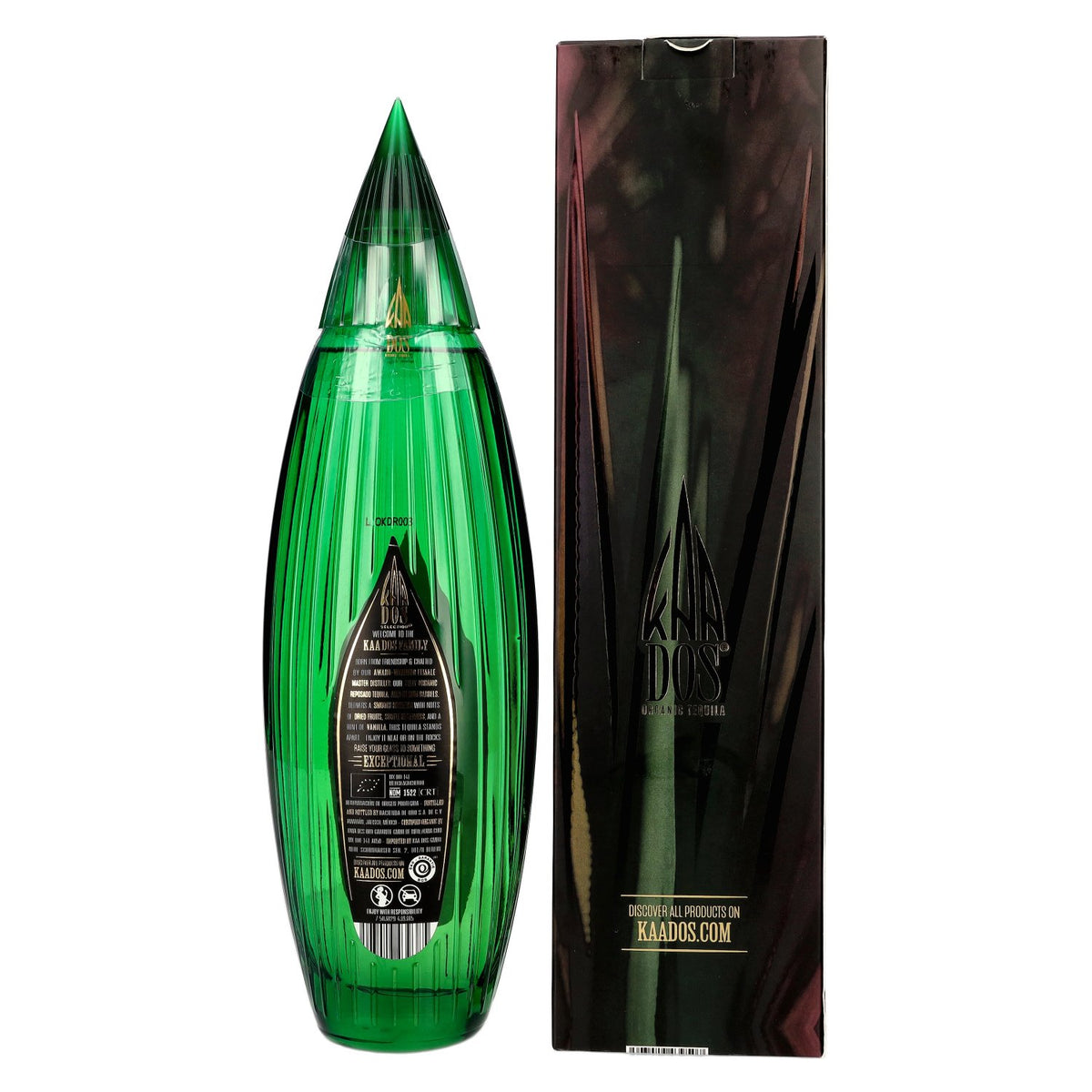 Kaa Dos Selection Organic Tequila REPOSADO 100% Pure Blue Agave 40% vol. 0.7l in a gift box