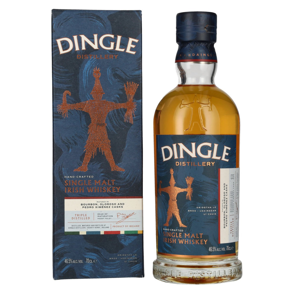 Dingle Single Malt Irish Whiskey Triple Distilled 46,5% Vol. 0,7l en coffret cadeau