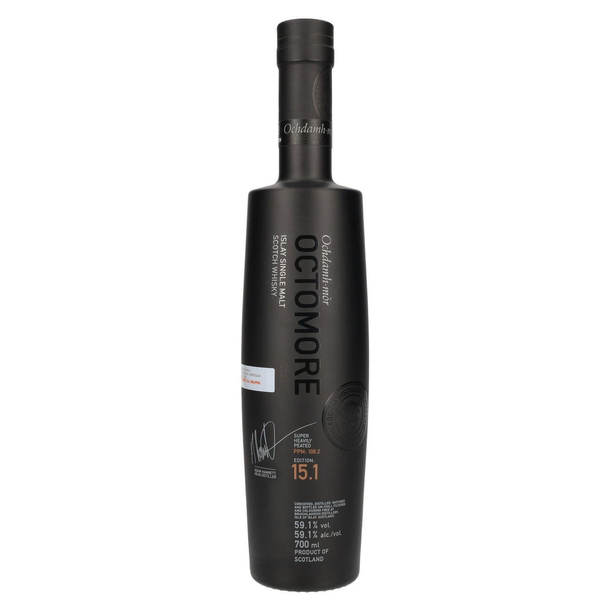 Octomore EDITION : 15.1 Single Malt d'Islay très tourbé, édition limitée 2024, 59,1 % vol., 0,7 l