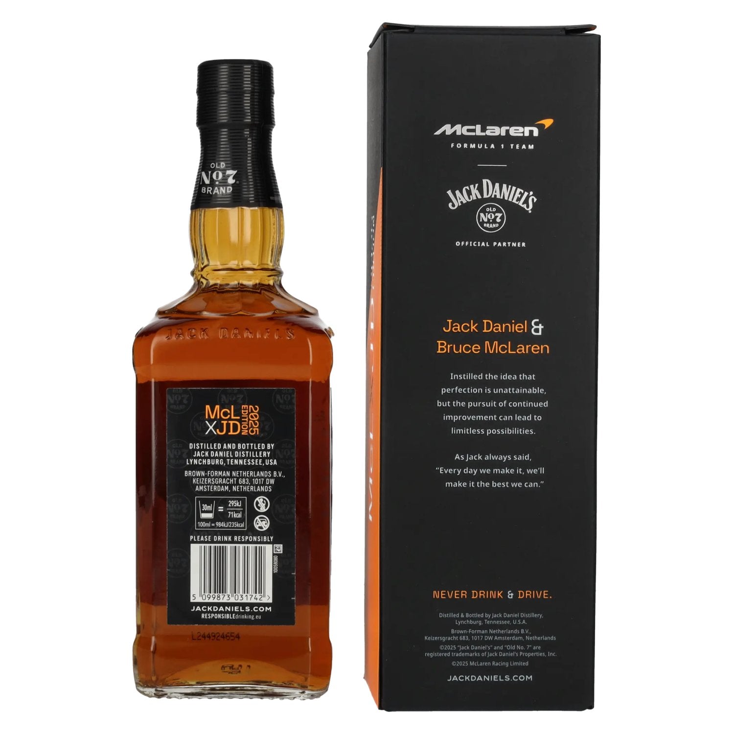 Jack Daniel's Old No. 7 Brand McLXJD Tennesse Whiskey Edition 2025 43% Vol. 0,7l in Geschenkbox
