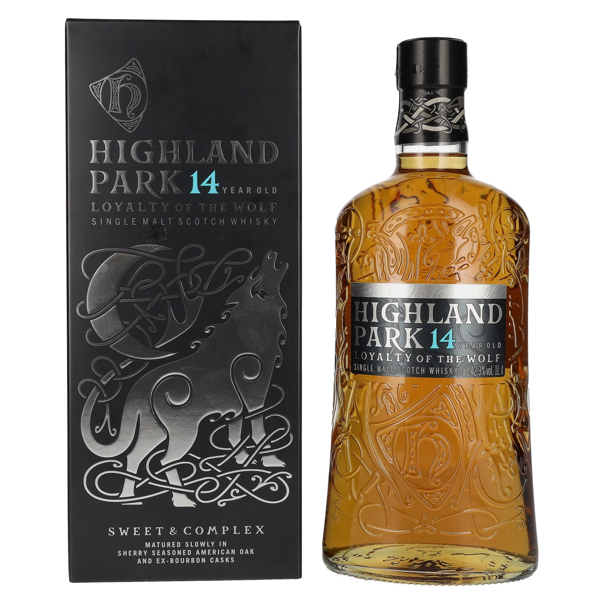 Highland Park 14 Years Old LOYALTY OF THE WOLF 42,3% vol. 1l en boîte cadeau
