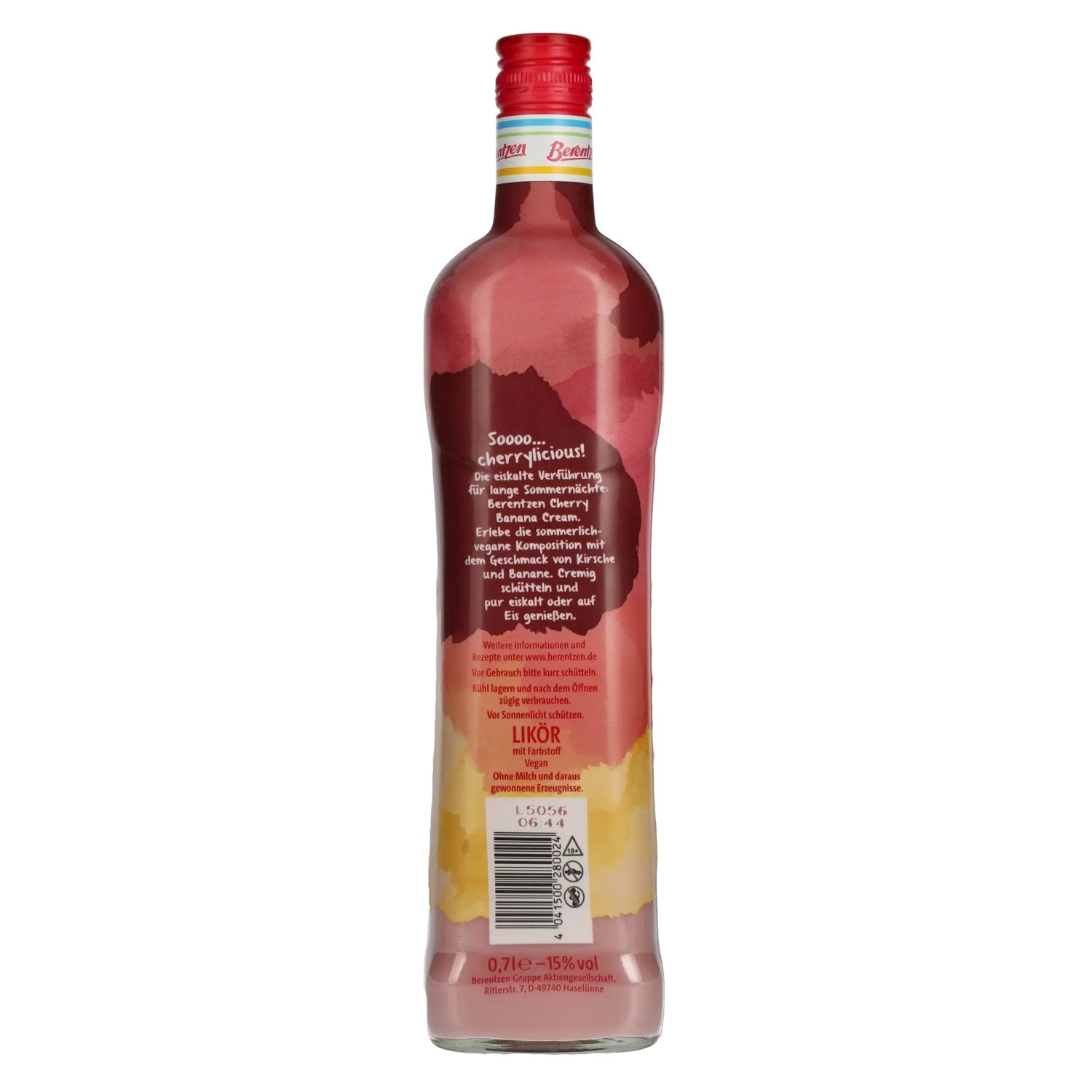 Berentzen Cherry Banana Cream Liqueur 15% Vol. 0,7l