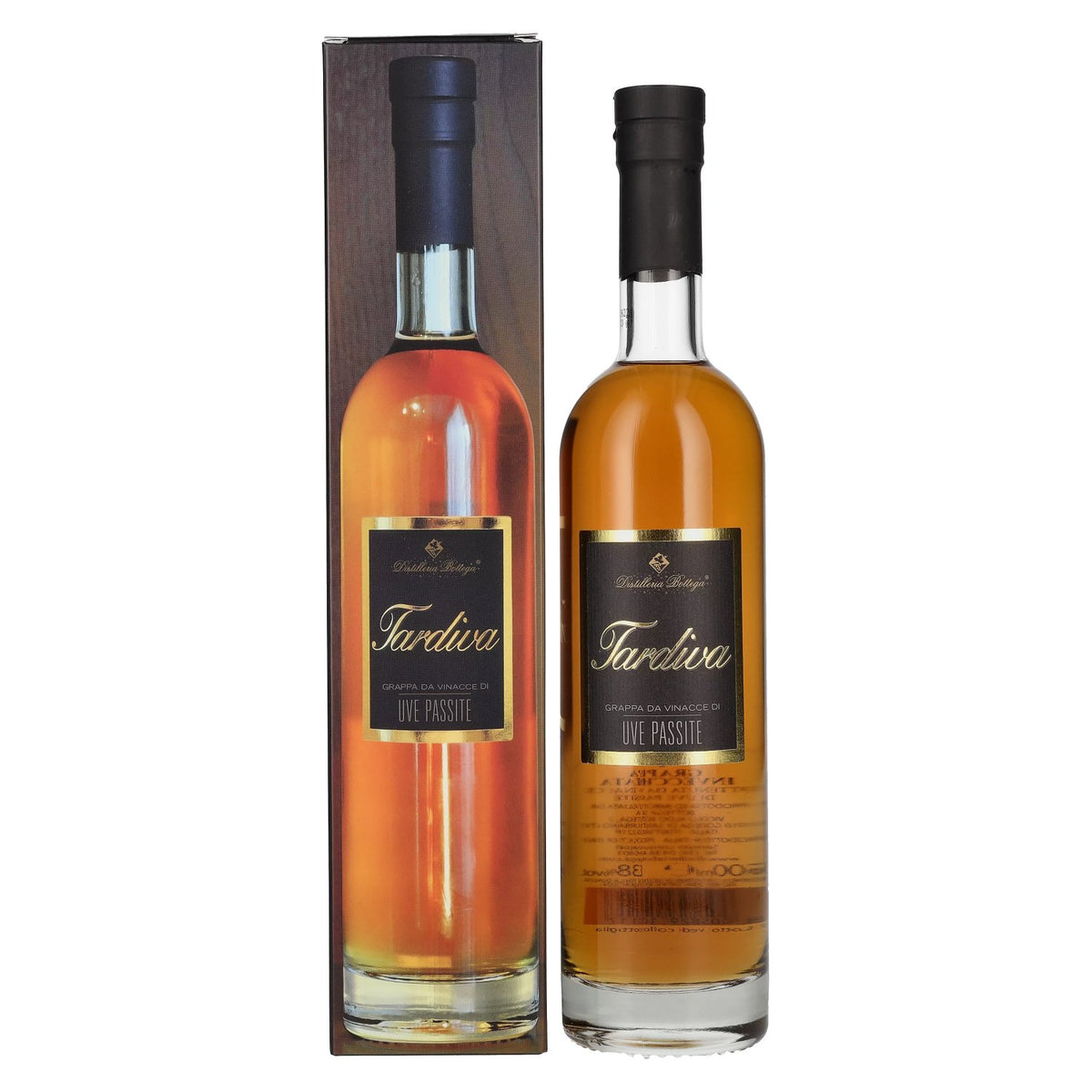 Bottega Grappa Invecchiata Tardiva 38% Vol. 0,5l in gift box