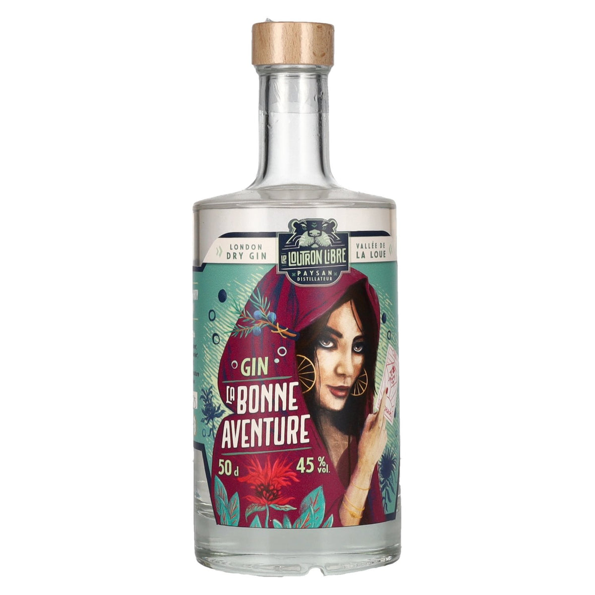 Le Loutron Libre La Bonne Aventure London Dry Gin 45% vol. 0,5l