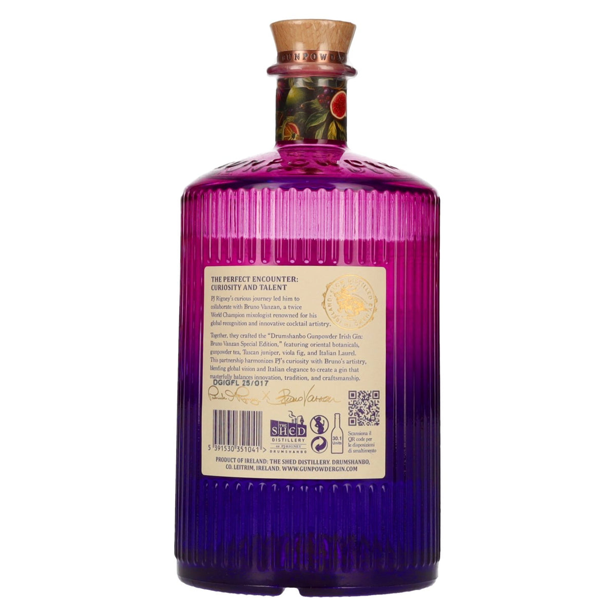 Drumshanbo Gunpowder Irish Gin with Italian Fig &amp; Laurel 43% Vol. 0,7l
