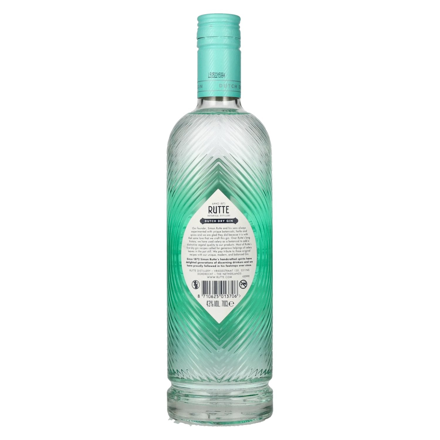 Rutte Dutch Dry Gin 43% Vol. 0,7l