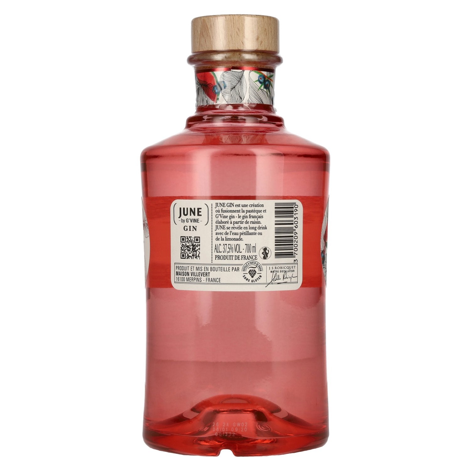 JUNE by G'Vine Gin Watermelon 37,5% Vol. 0,7l