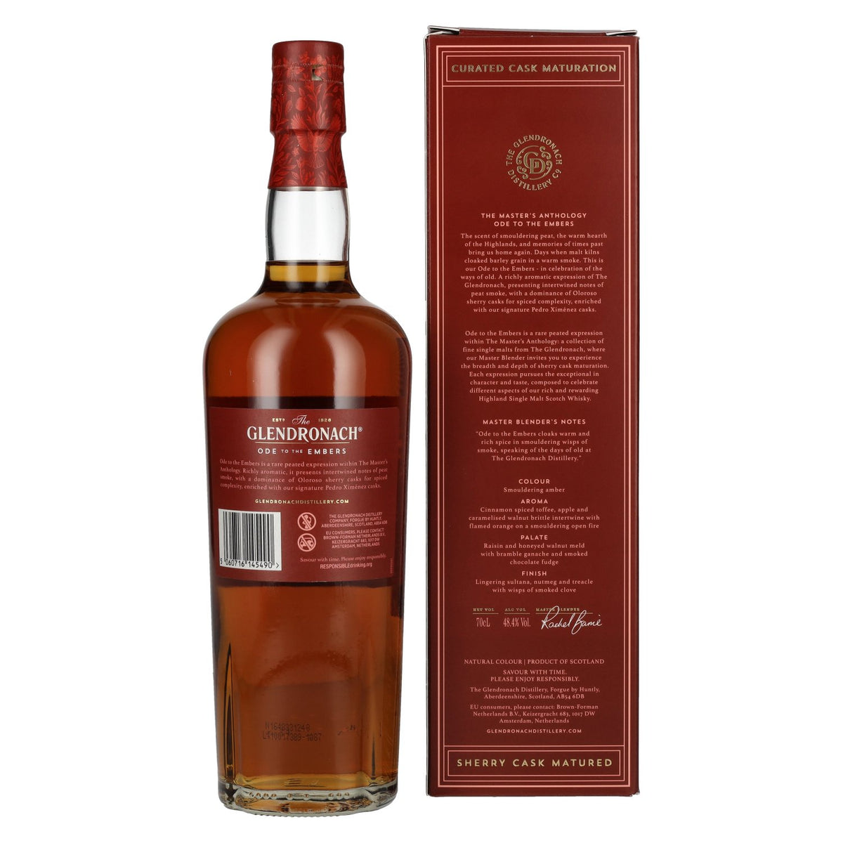 The GlenDronach ODE TO THE EMBERS Highland Single Malt 48,4% vol. 0,7l en coffret cadeau