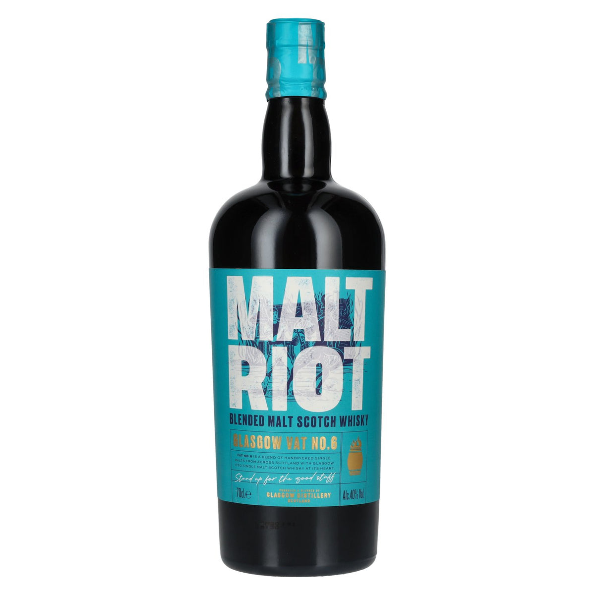 Glasgow MALT RIOT Blended Malt Scotch Whisky 40% vol. 0.7 l