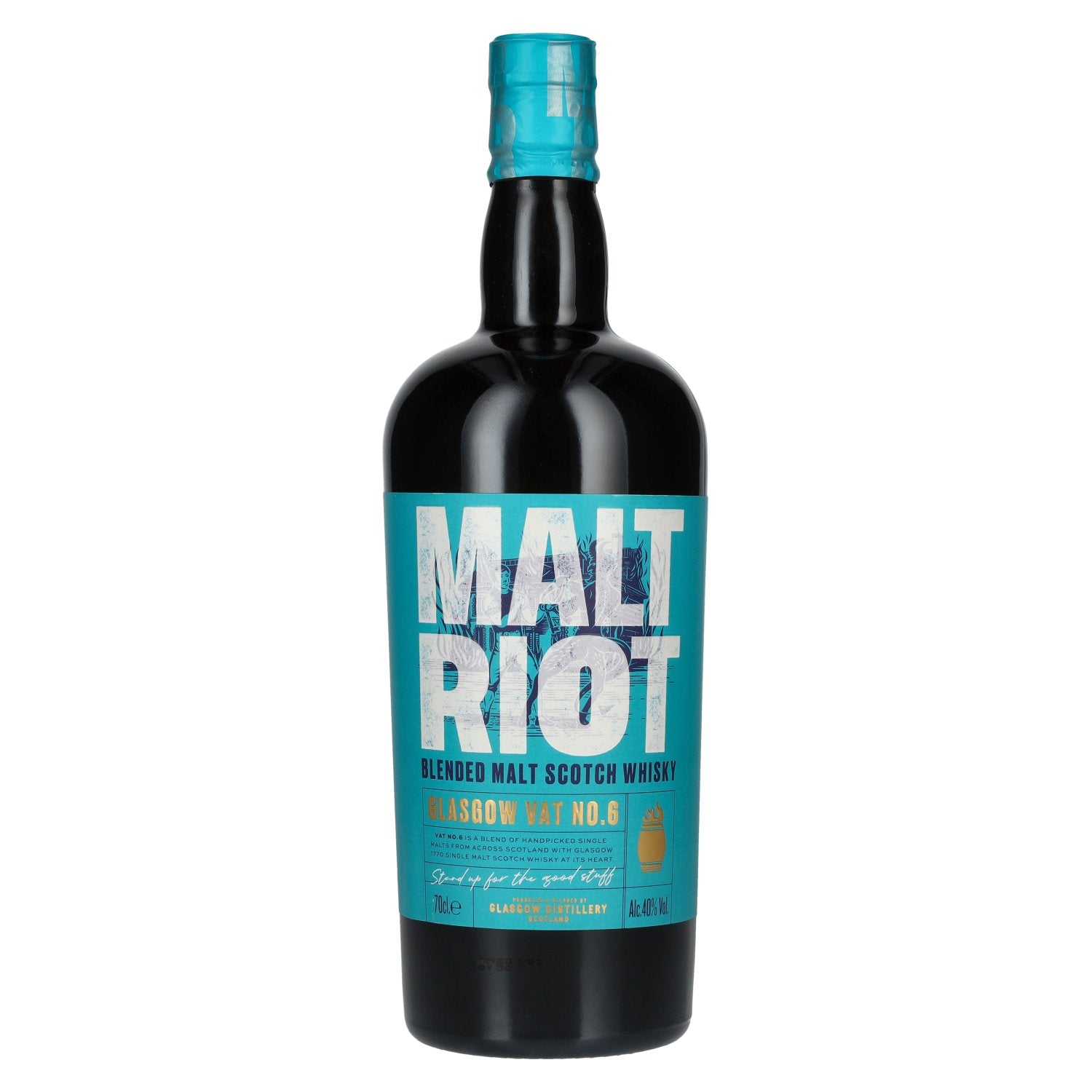 Glasgow MALT RIOT Blended Malt Scotch Whisky 40% Vol. 0,7l