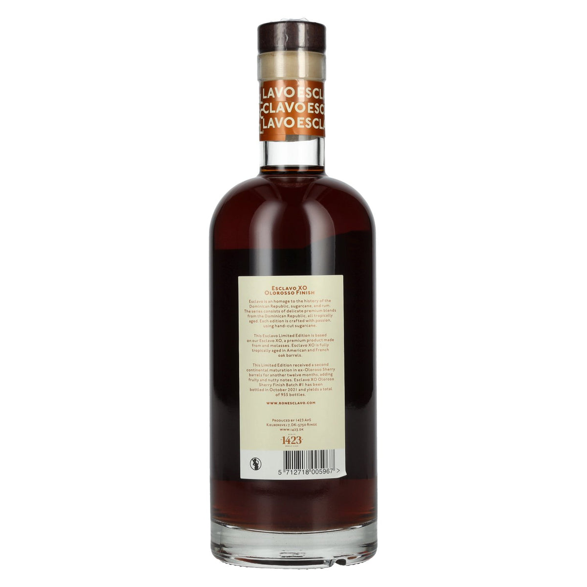 Ron Esclavo XO Oloroso Finish Batch #1 46% Vol. 0,7l