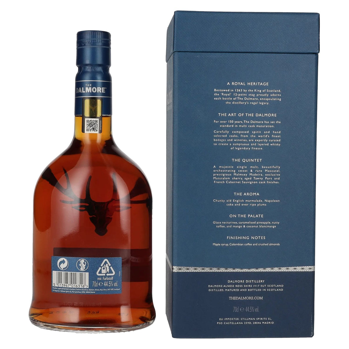 The Dalmore THE QUINTET Highland Single Malt 44,5% Vol. 0,7l in gift box