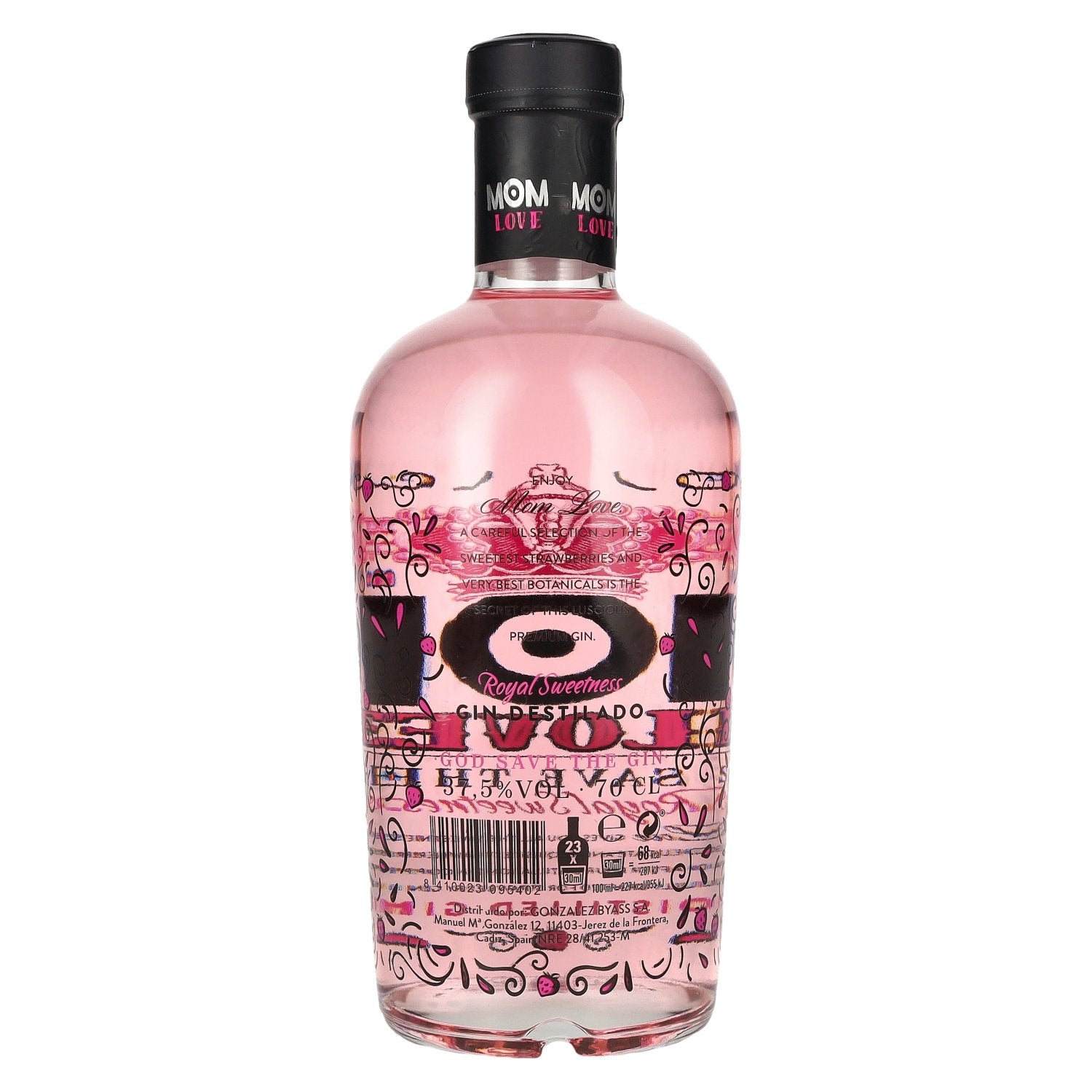 Mom LOVE God Save The Gin Distilled Gin 37,5% Vol. 0,7l