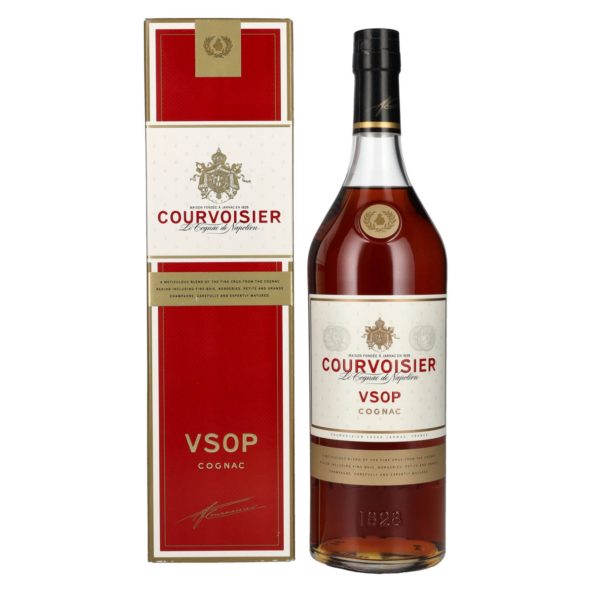 Courvoisier VSOP 40% vol. 1l en coffret cadeau
