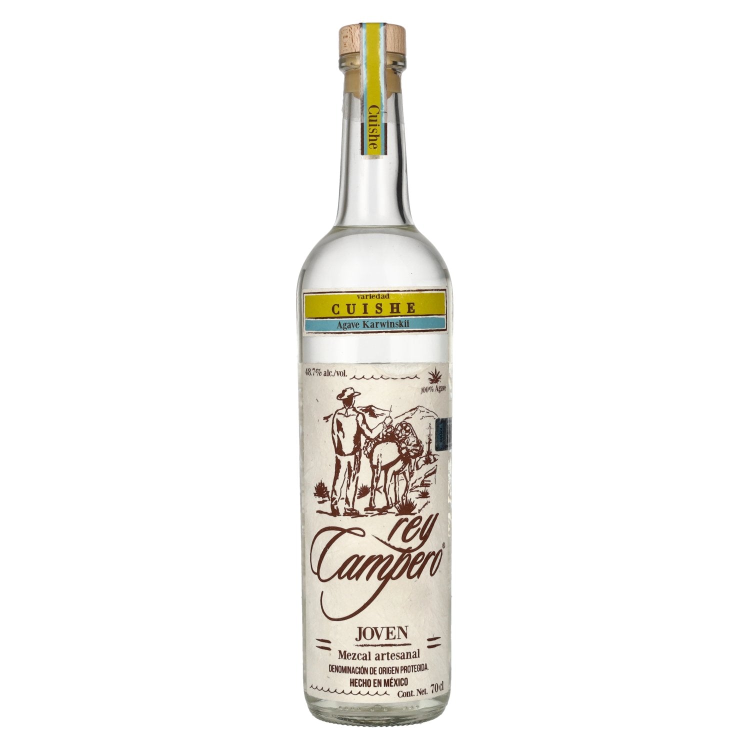 Rey Campero Mezcal CUISHE 48,7% Vol. 0,7l