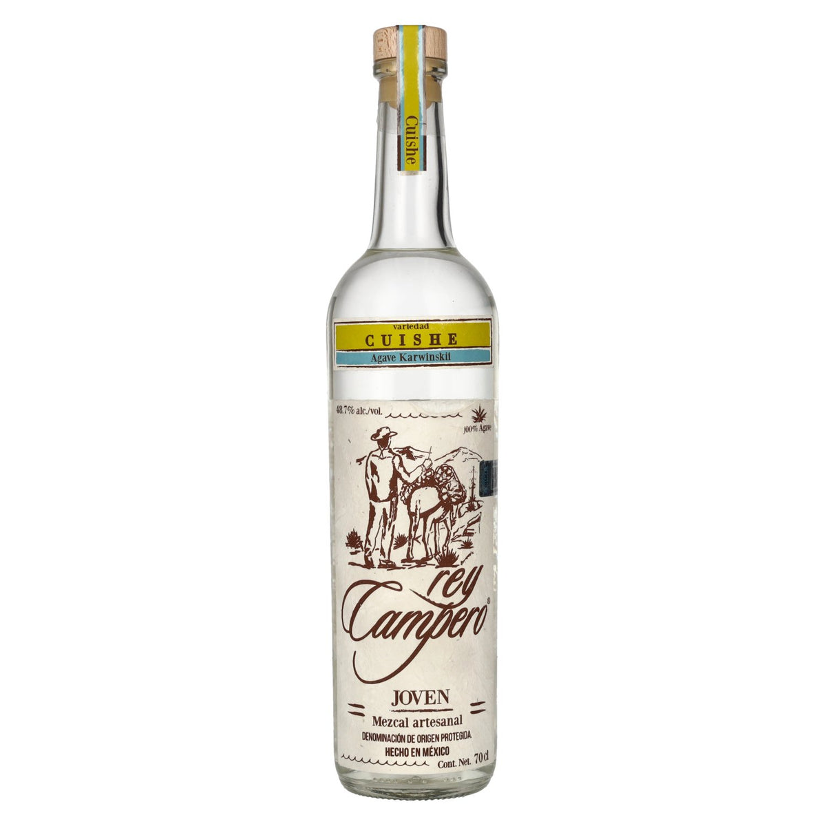 Rey Campero Mezcal CUISHE 48.7% ABV 0.7l