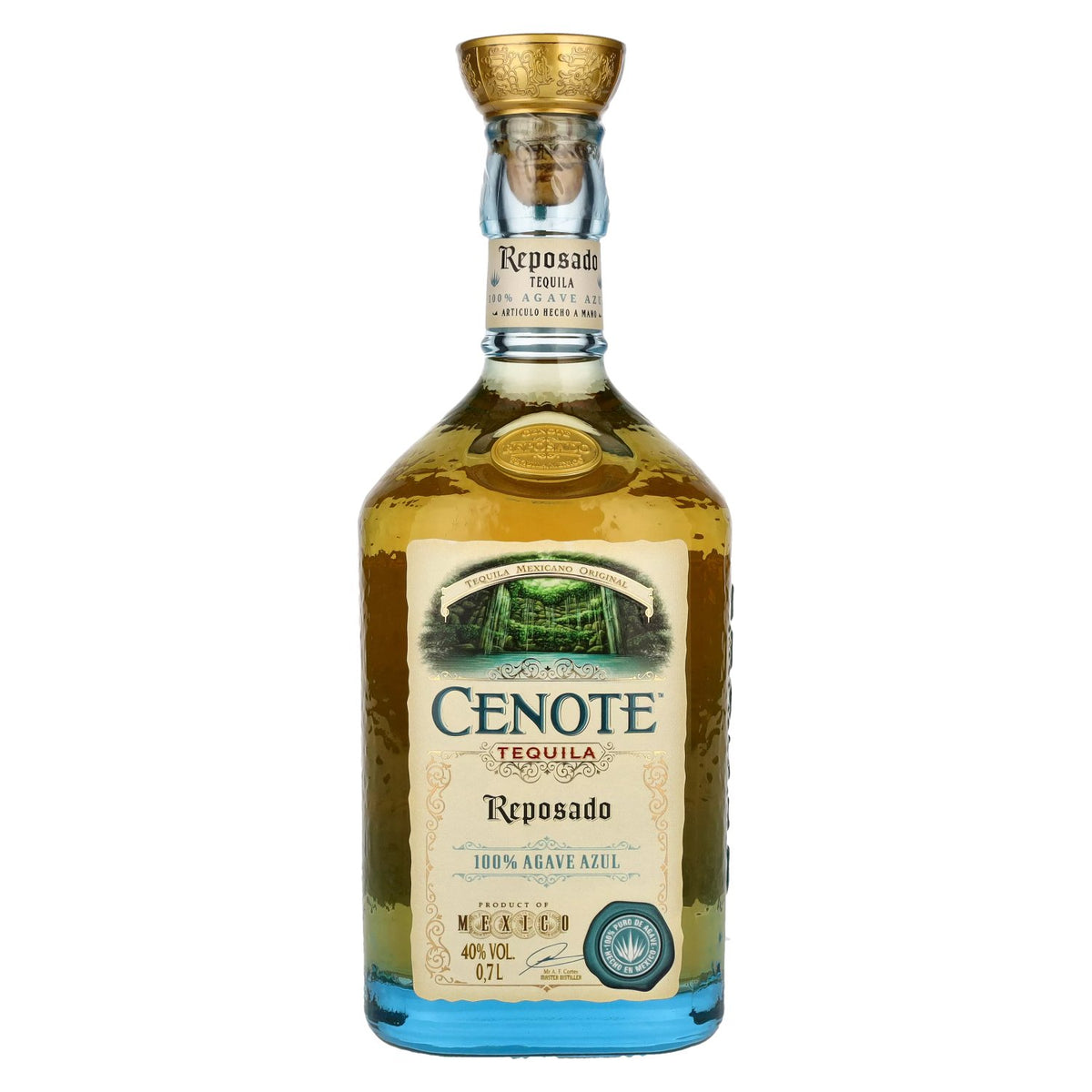 Cenote Tequila Reposado 100 % agave bleu, 40 % vol., 0,7 l