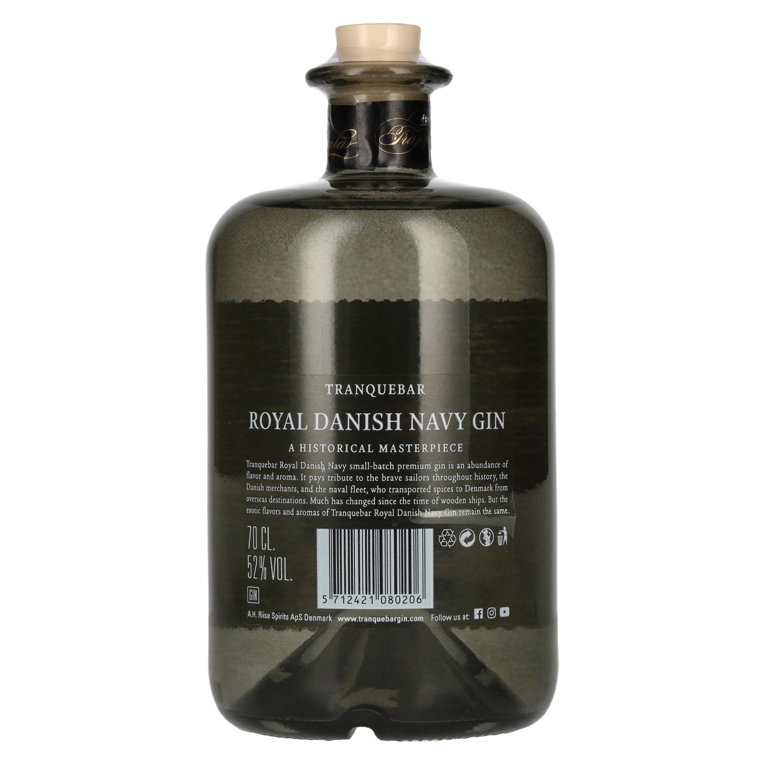Tranquebar Royal Danish Navy Gin 52% vol. 0.7 l
