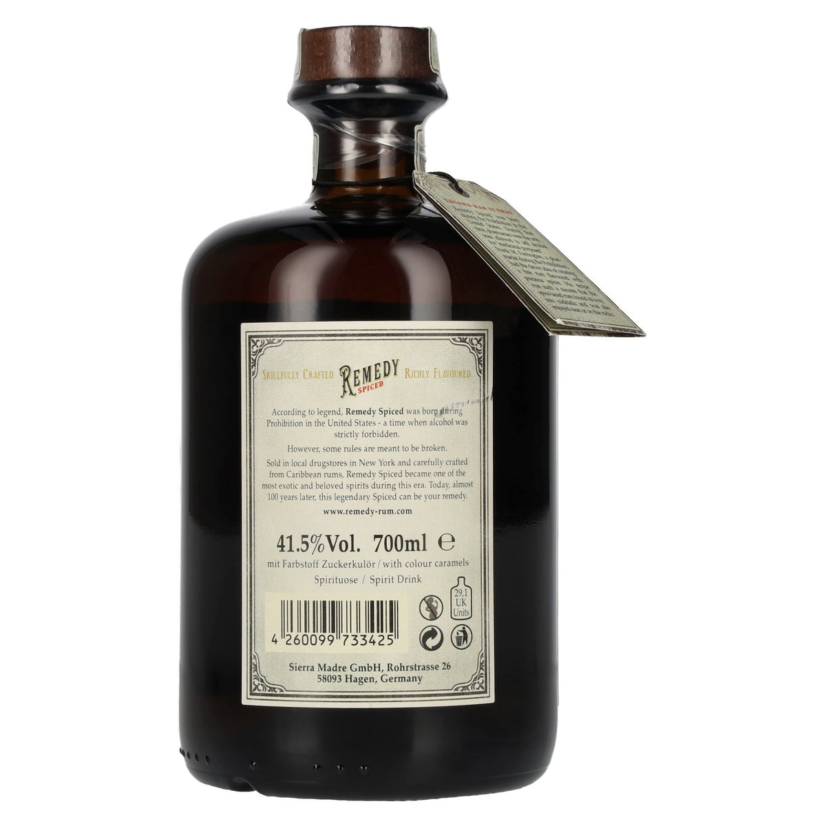 Remedy Spiced Spirit Drink 41,5% Vol. 0,7l