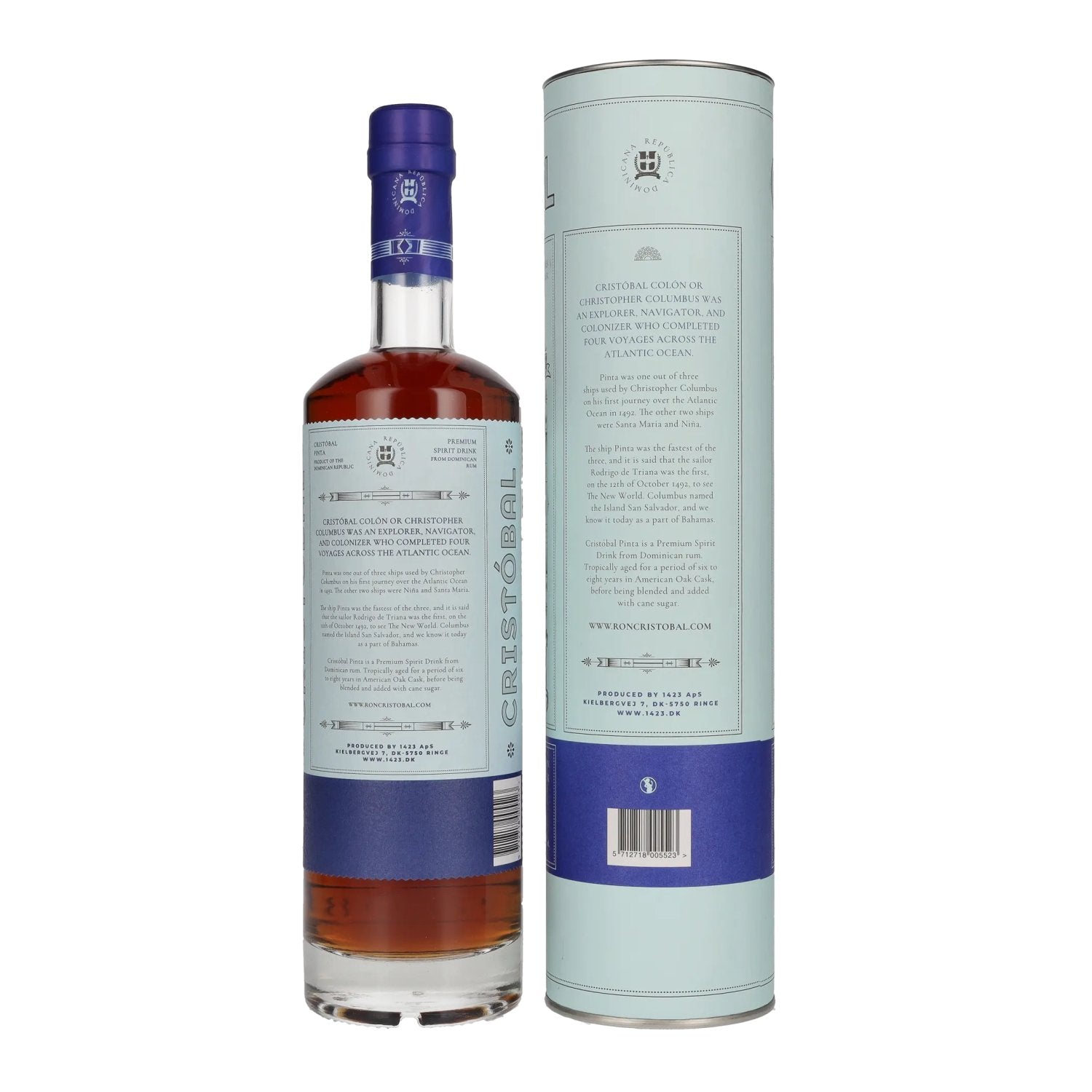 Ron Cristóbal PINTA 40% Vol. 0,7l in gift box