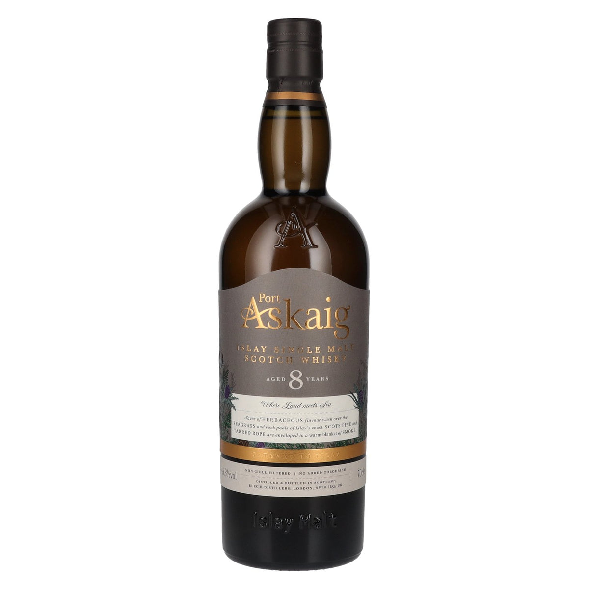 Port Askaig Islay 8 ans d'âge, single malt d'Islay, 45,8 % vol., 0,7 l