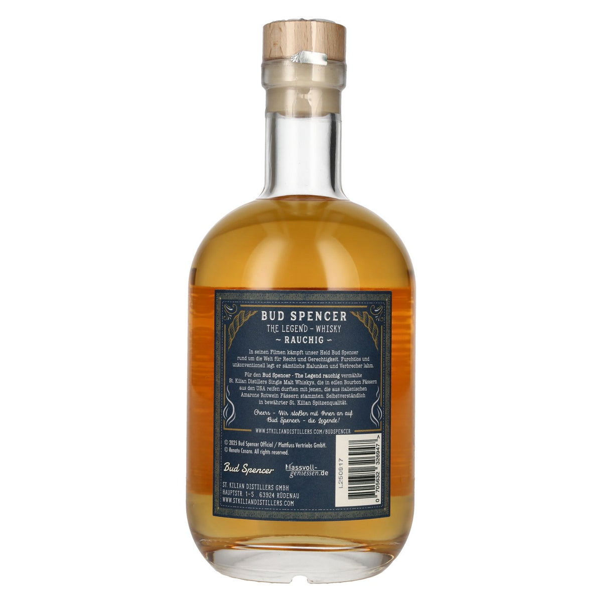 Bud Spencer THE LEGEND Single Malt SMOKY 49% Vol. 0,7l