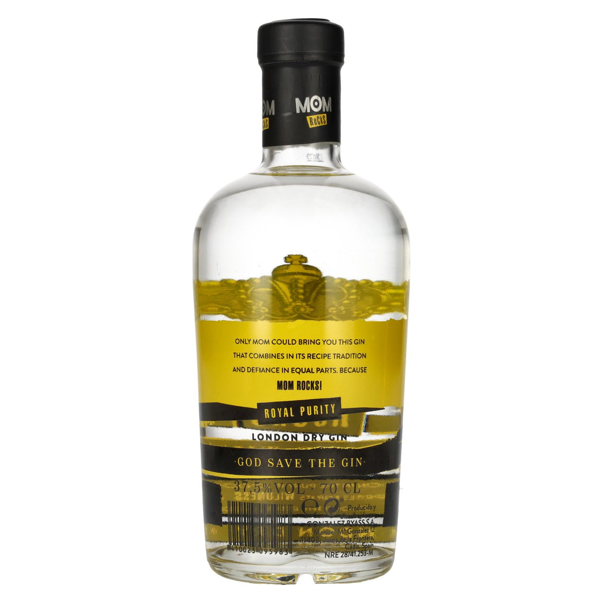 Mom ROCKS God Save The Gin London Dry Gin 37,5% Vol. 0,7l