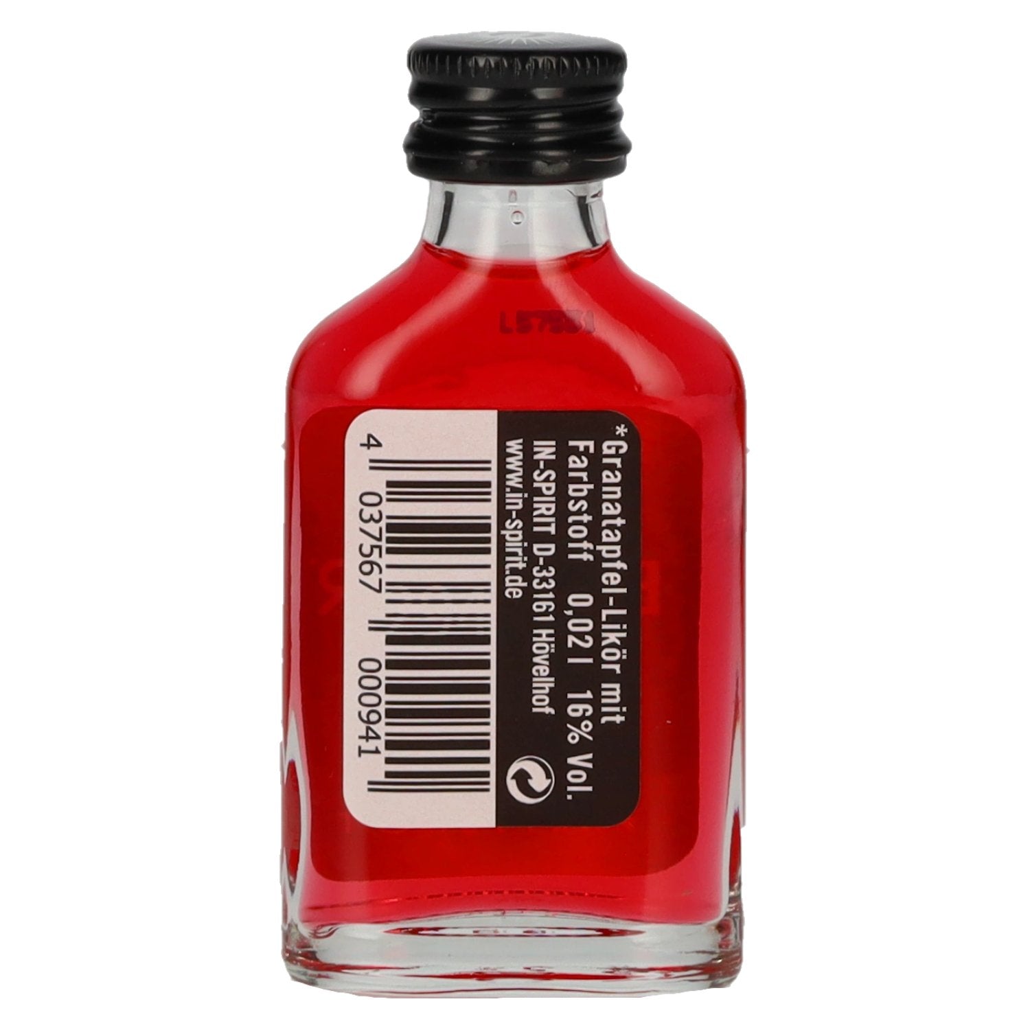 Bumsbar Der Partyshot Granatapfel-Likör 16% Vol. 0,02l