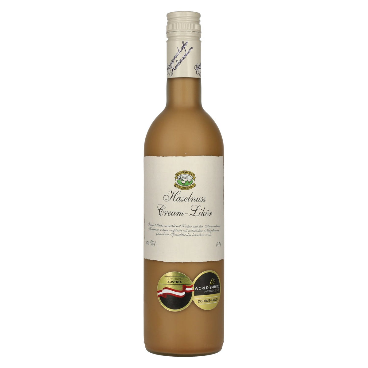 Gänserndorfer Kulinarium Liqueur de crème de noisettes 15% vol. 0,7l