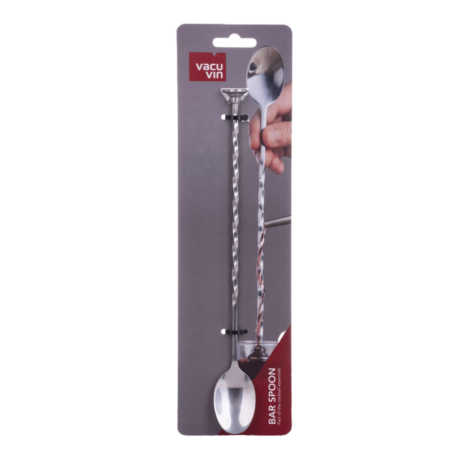 VACU VIN Bar- Cuillère à cocktail en métal 27,7 cm 1 pièce