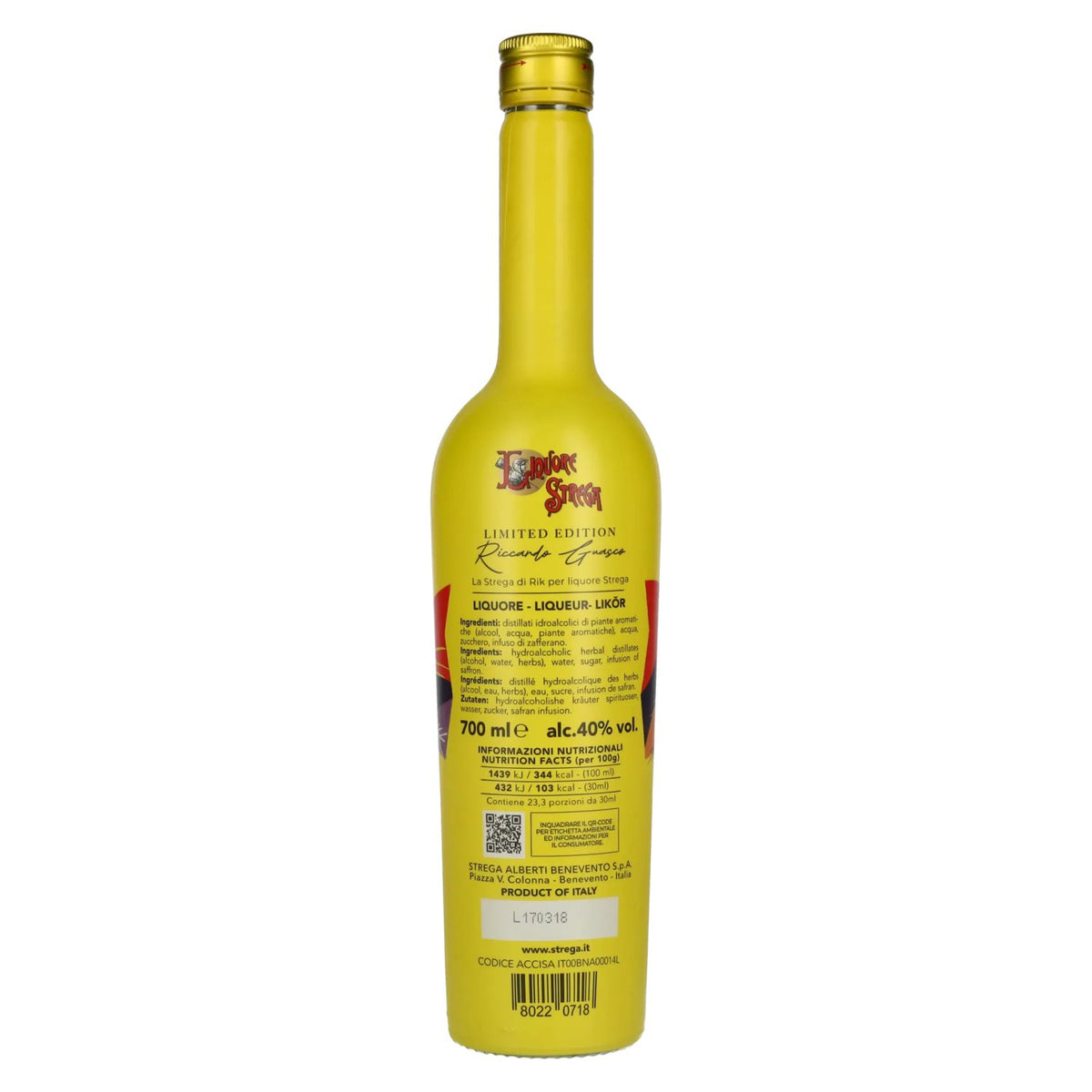 Liquore Strega Original Limited Edition 40% Vol. 0,7l