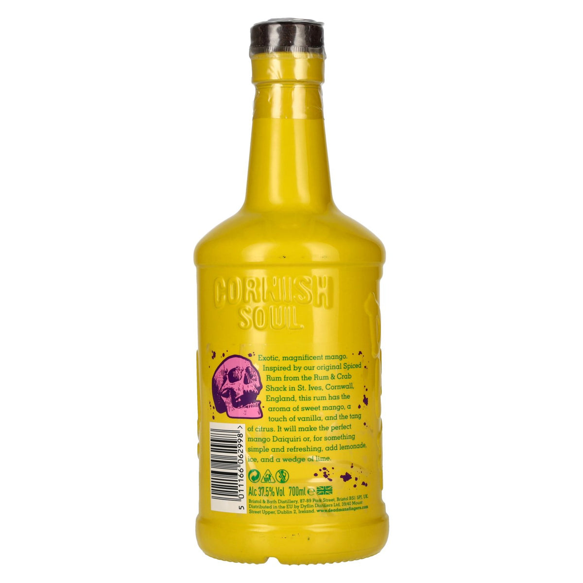 Dead Man's Fingers Mango Spiced Rum 37.5% ABV 0.7l