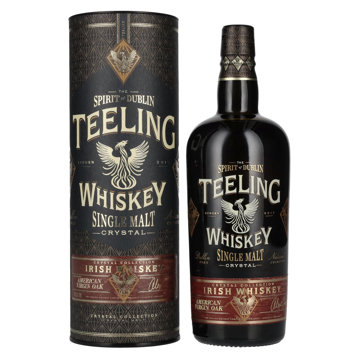 Teeling Whiskey SINGLE MALT CRYSTAL Irish Whiskey 46% vol. 0,7l dans une boîte cadeau