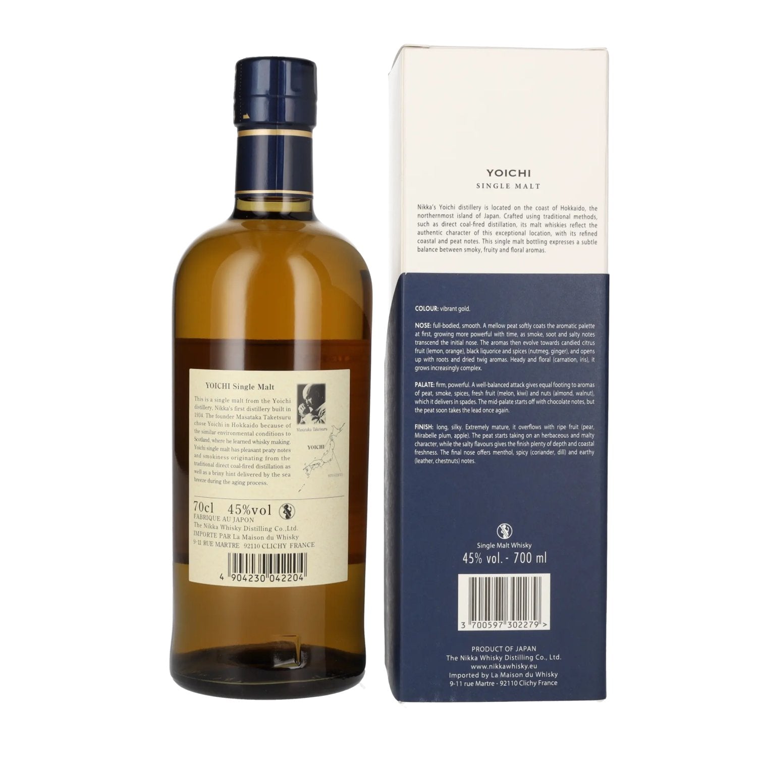 Nikka Yoichi Single Malt Whisky 45% Vol. 0,7l in Geschenkbox