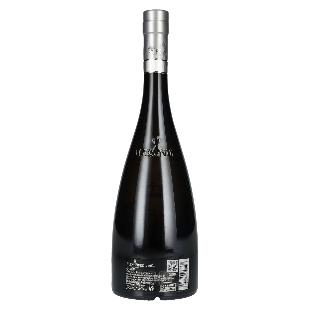 Bottega Alexander Aqva Di Vita Grappa Bianca 38% Vol. 0,7l