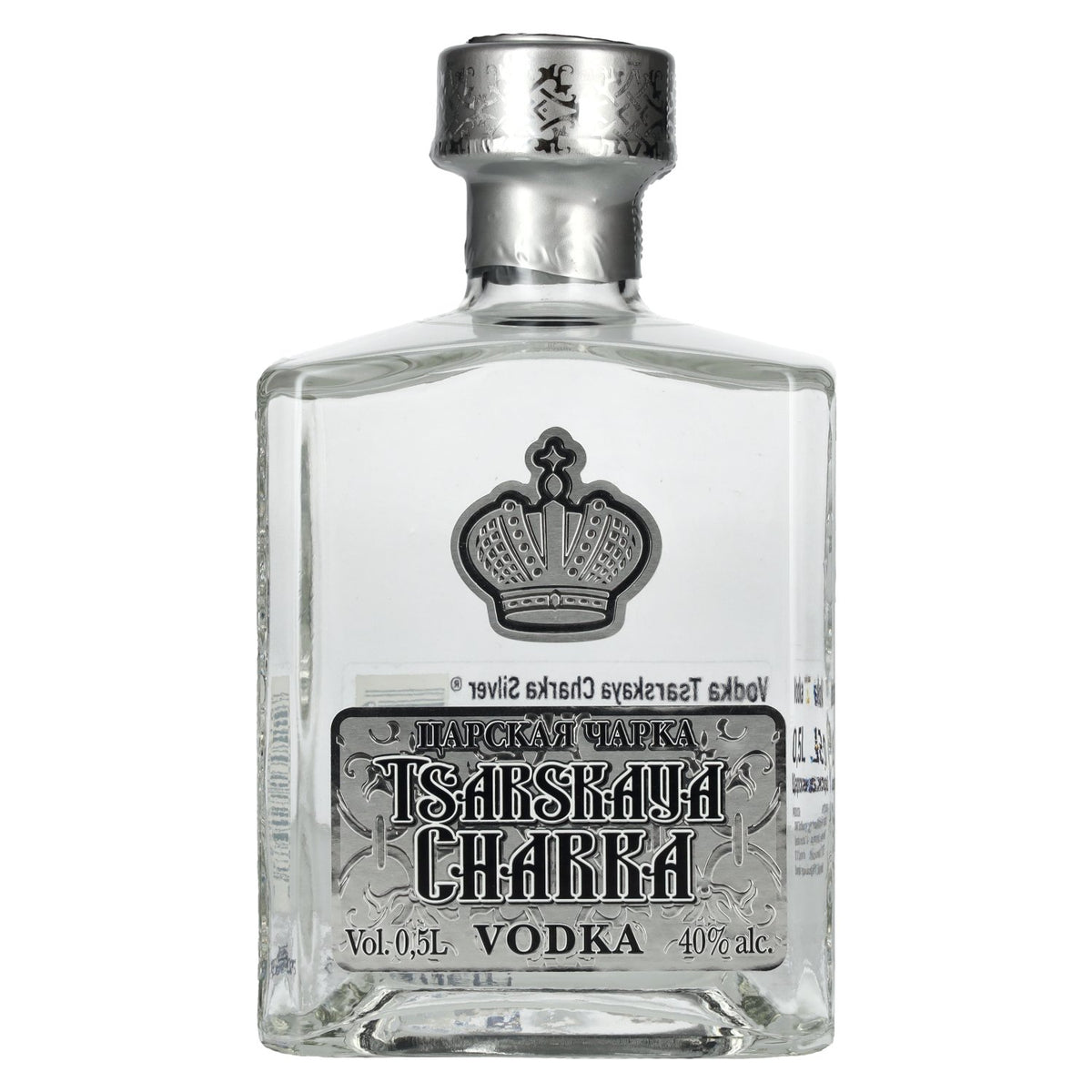 Tsarskaya Charka SILVER Vodka 40% vol. 0,5l