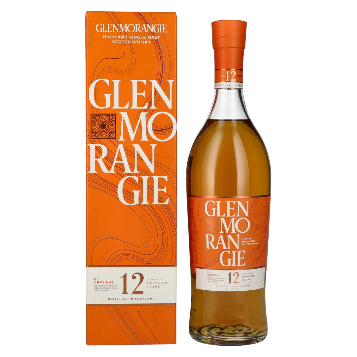 Glenmorangie THE ORIGINAL 12 Years Old Highland Single Malt 40% Vol. 0,7l in gift box