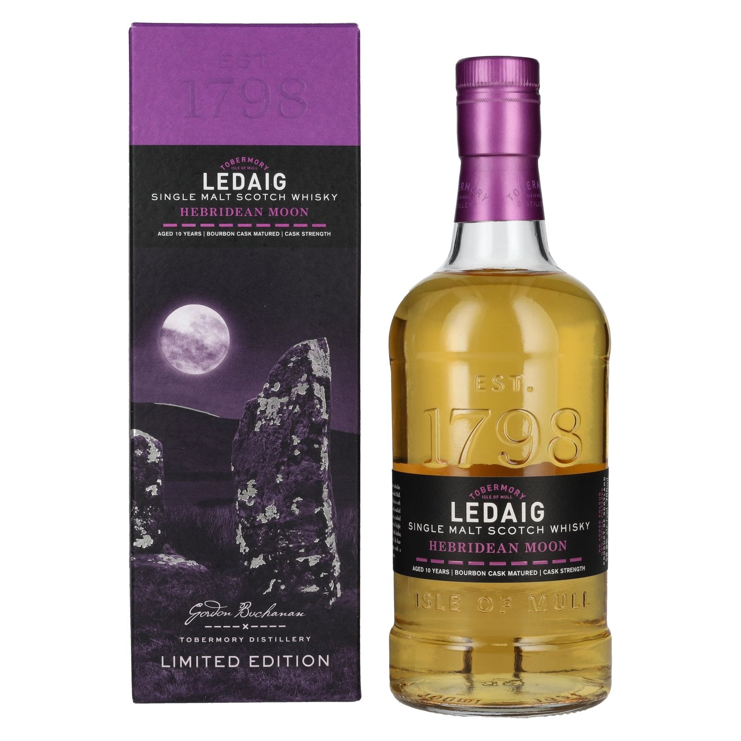 Ledaig 10 Years Old HEBRIDEAN MOON Single Malt Limited Edition 58,8% Vol. 0,7l in Geschenkbox