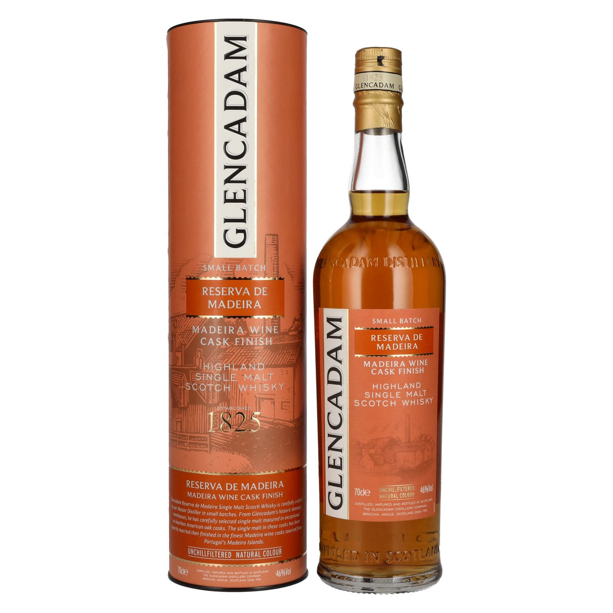 Glencadam RESERVA DE MADEIRA Single Malt MADEIRA CASK FINISH 46% Vol. 0,7l en boîte cadeau